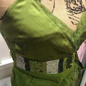 Bebe wrap sequin top, s